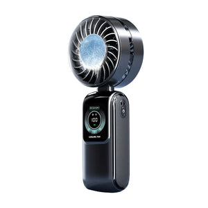 Portable Foldable Mini Fan, 3600mAh USB, Low Noise, Travel-Friendly