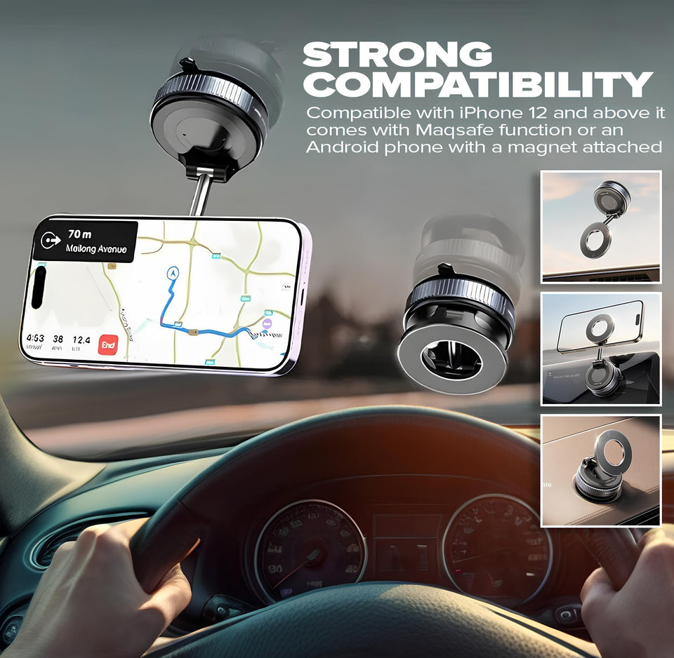 Premium 360° Magnetic Car Phone Holder™