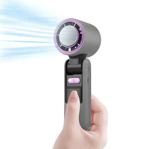 Compact Handheld Fan, 4000mAh USB Rechargeable, Portable & Sleek